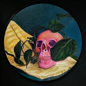 Still Life with Pink Skull